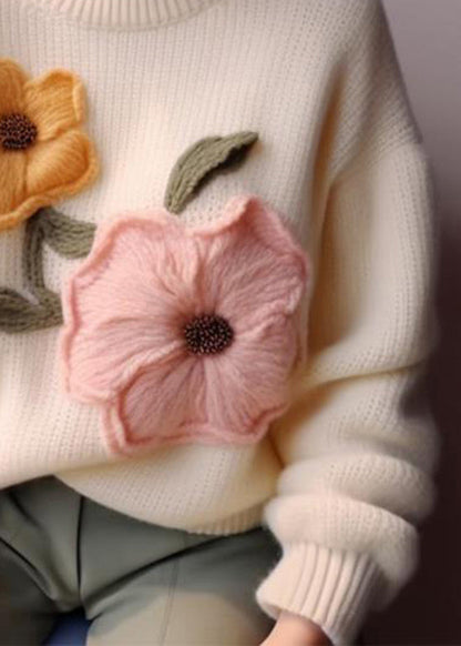 A Vintage Style Sweater with Delicate Timeless Details
