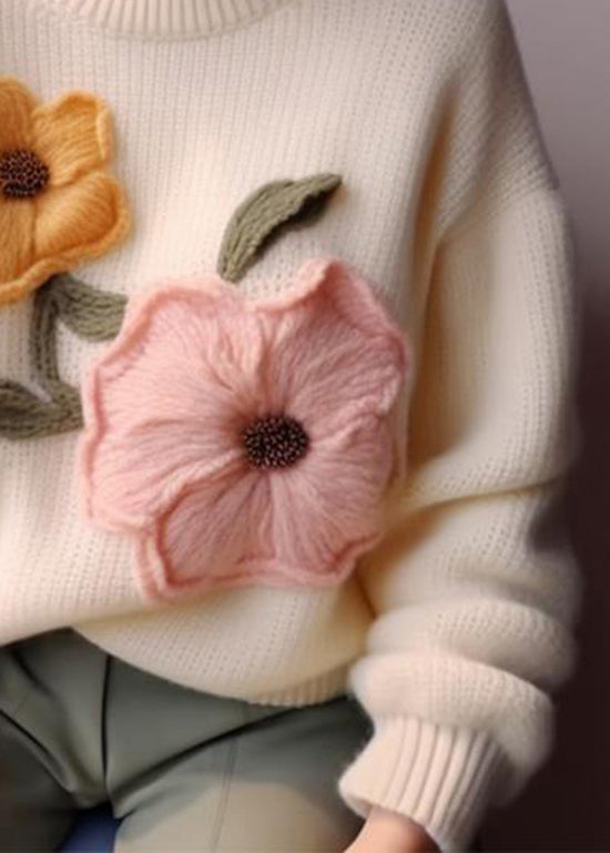 A Vintage Style Sweater with Delicate Timeless Details