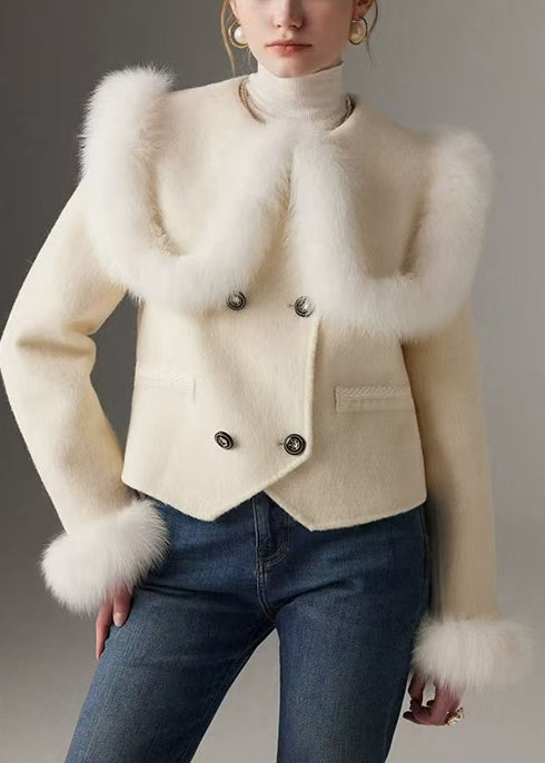 A Vintage Style Coat with Delicate Timeless Details