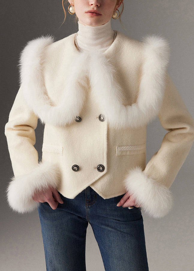 A Vintage Style Coat with Delicate Timeless Details