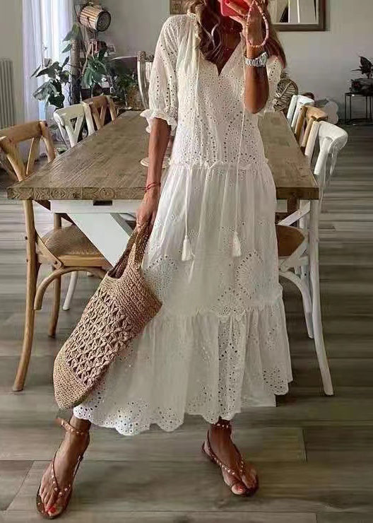 A Vintage Style Dress with Delicate Timeless Details