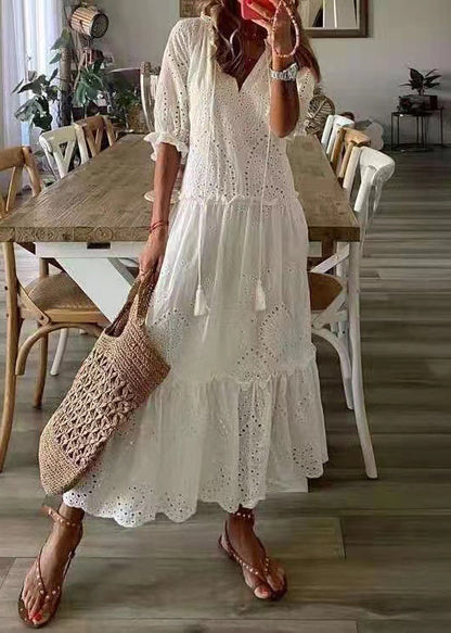 A Vintage Style Dress with Delicate Timeless Details