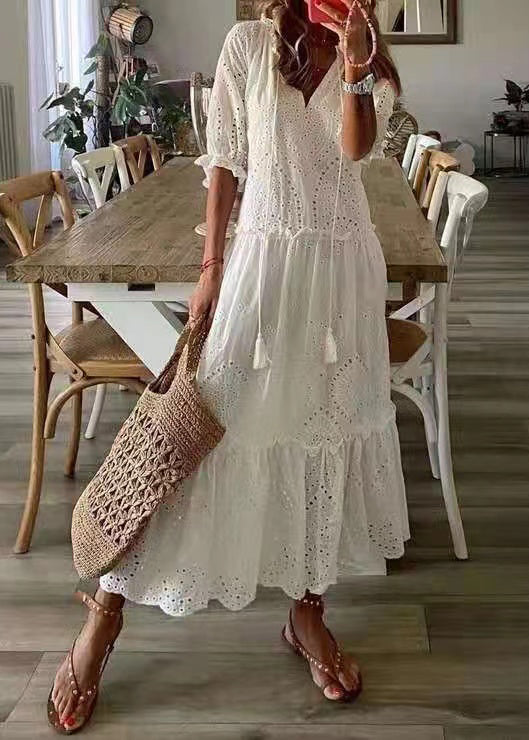 A Vintage Style Dress with Delicate Timeless Details