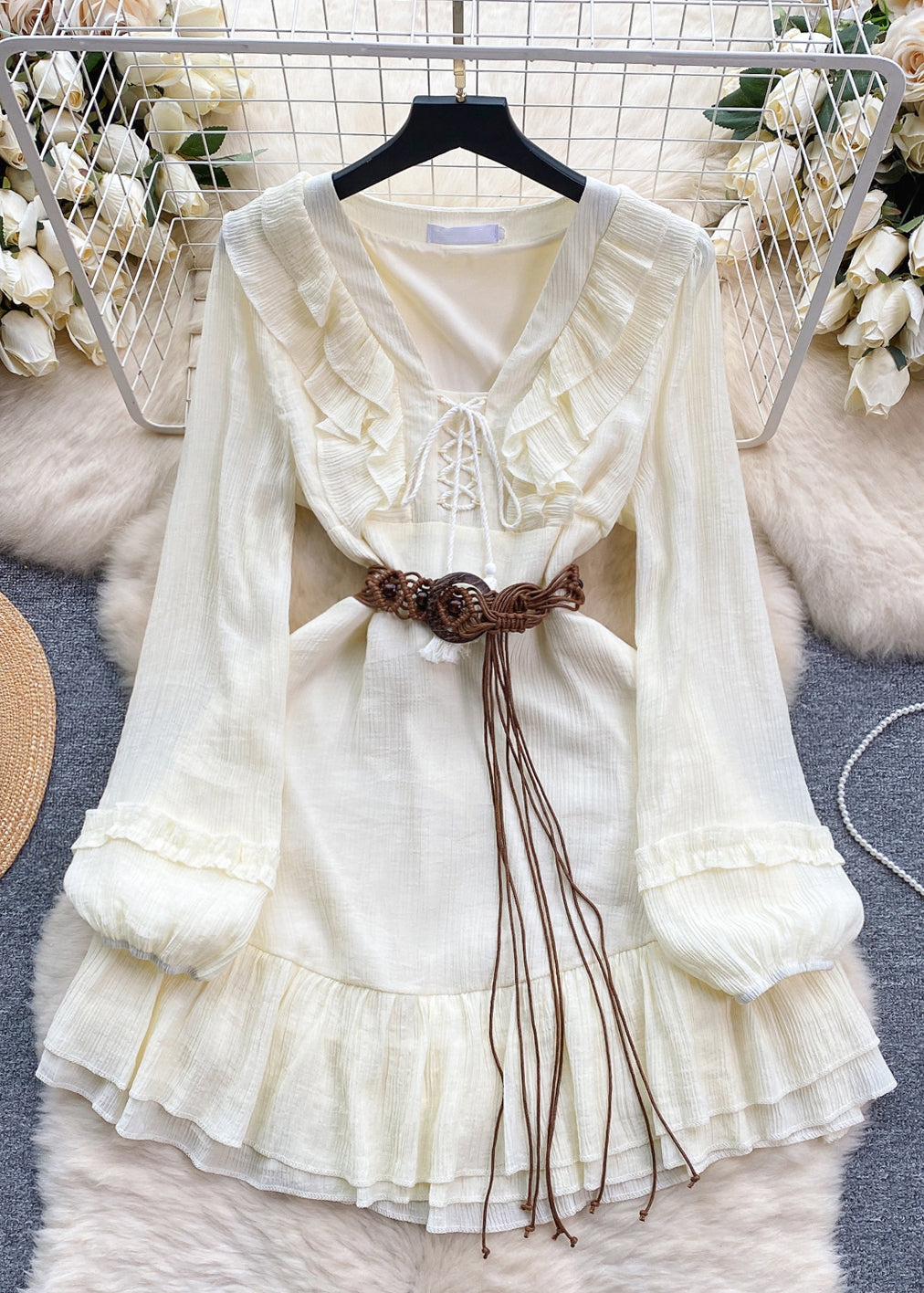 A Vintage Style Dress with Delicate Timeless Details
