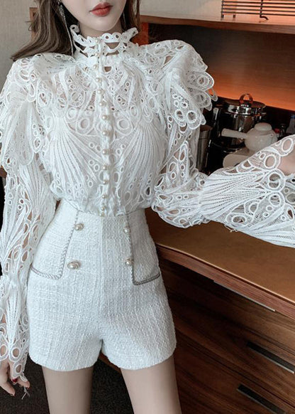 A Vintage Style Shirt with Delicate Timeless Details