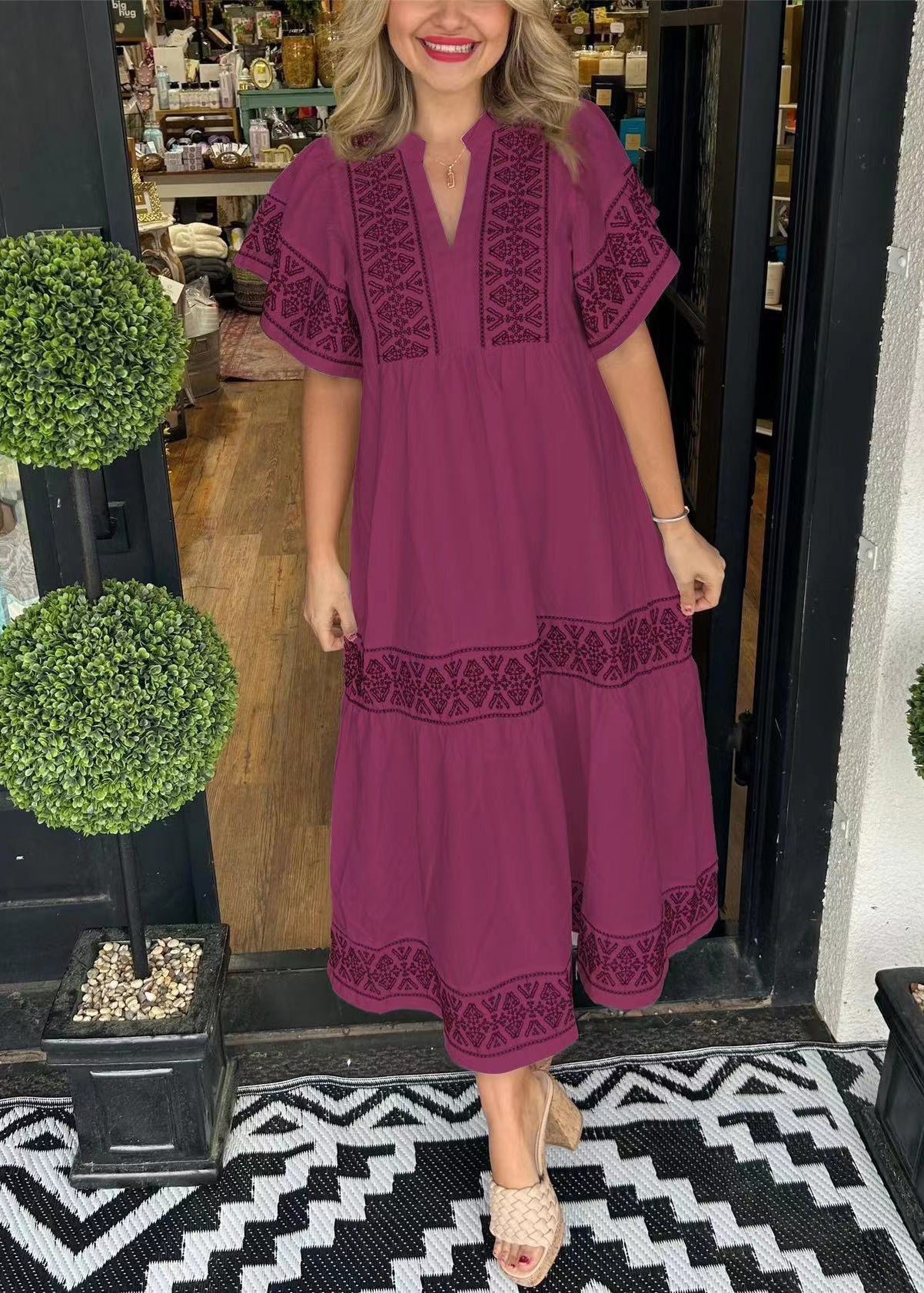 Elegantly Styled Dress for Everyday Wear