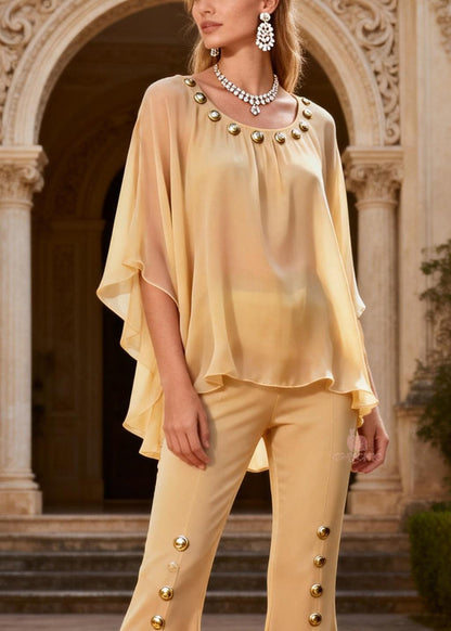A Vintage Style Trousers with Delicate Timeless Details