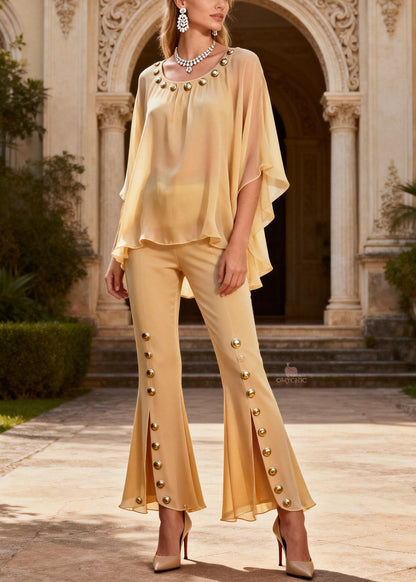A Vintage Style Trousers with Delicate Timeless Details