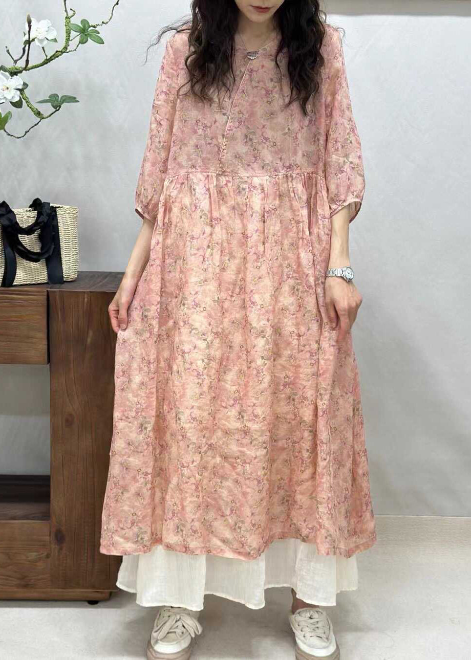 A Vintage Style Dress with Delicate Timeless Details