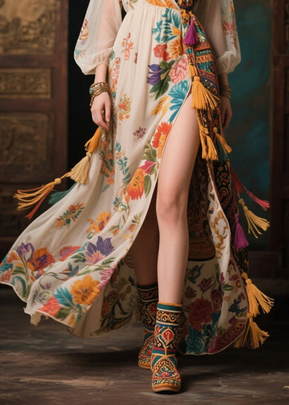 A Vintage Style Dress with Delicate Timeless Details