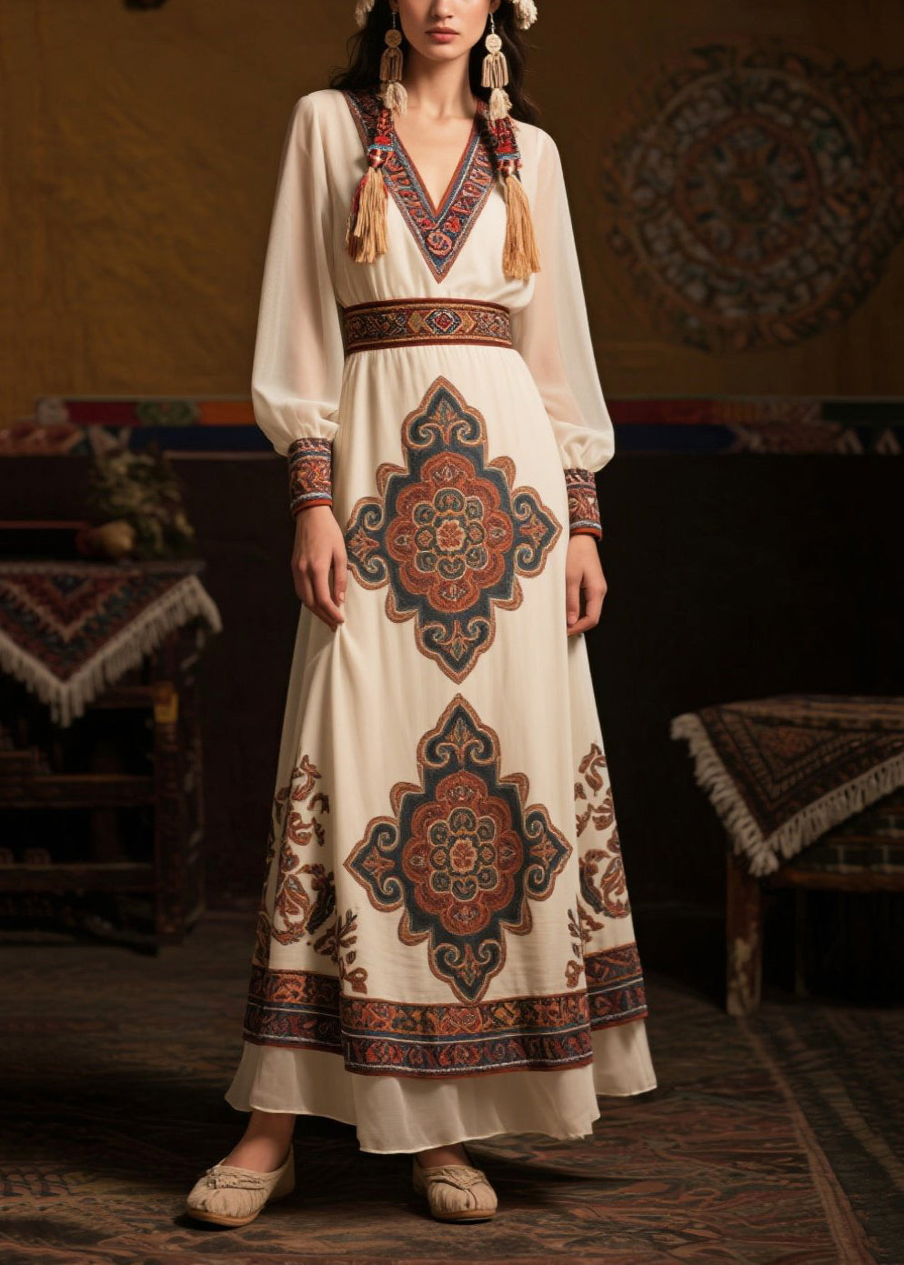 Beautifully Finished Dress in a Timeless Design