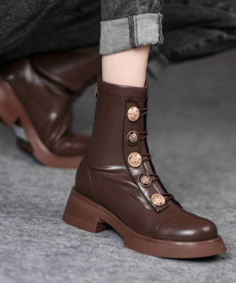 Classic Orthopedic Boots with Timeless Style