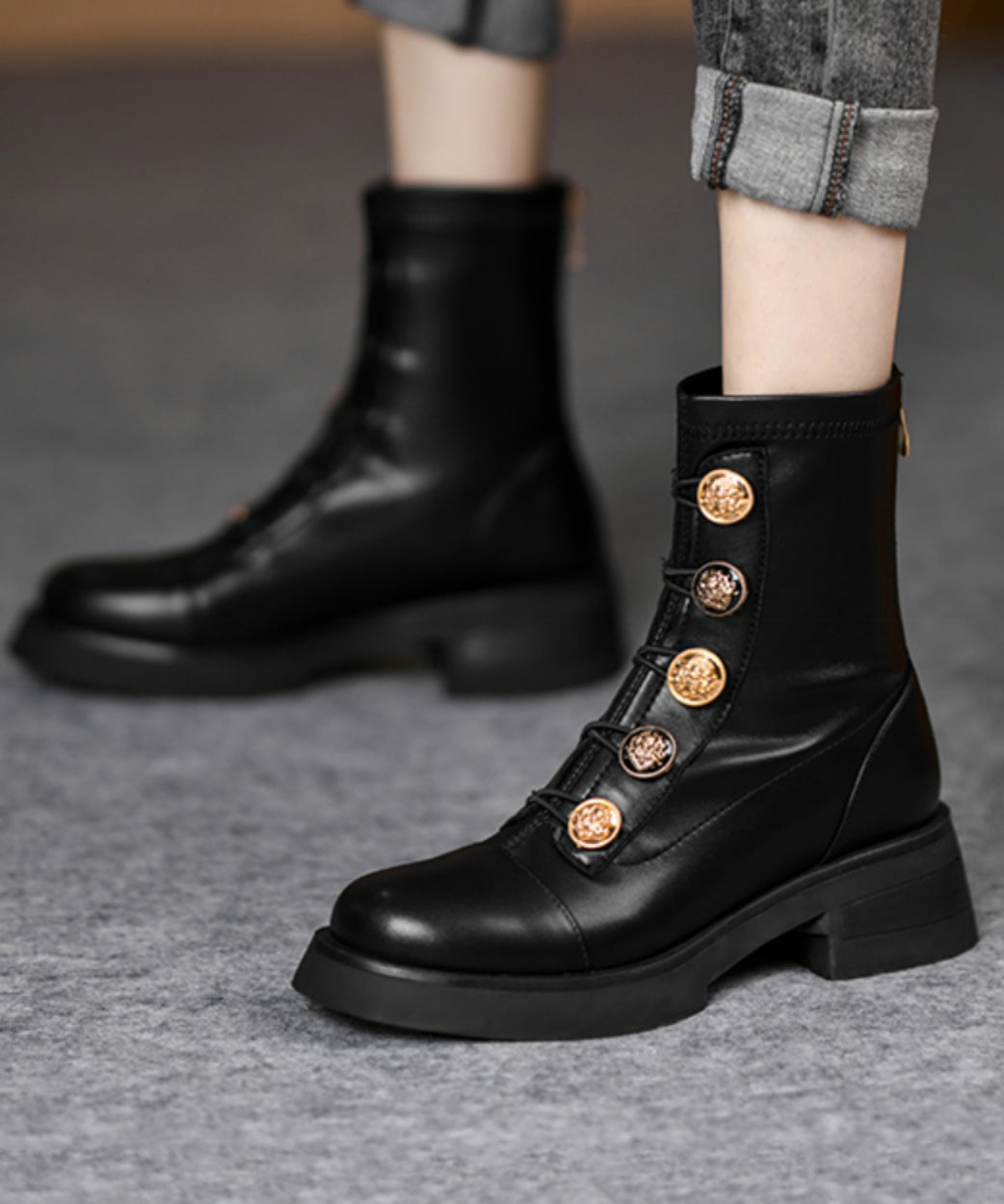 Classic Orthopedic Boots with Timeless Style