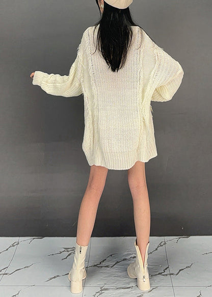 A Vintage Style Sweater with Delicate Timeless Details