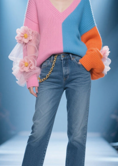 A Vintage Style Sweater with Delicate Timeless Details