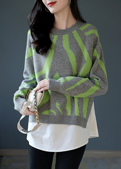 Vintage Inspired Pullover with a Contemporary Edge