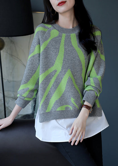 Vintage Inspired Pullover with a Contemporary Edge