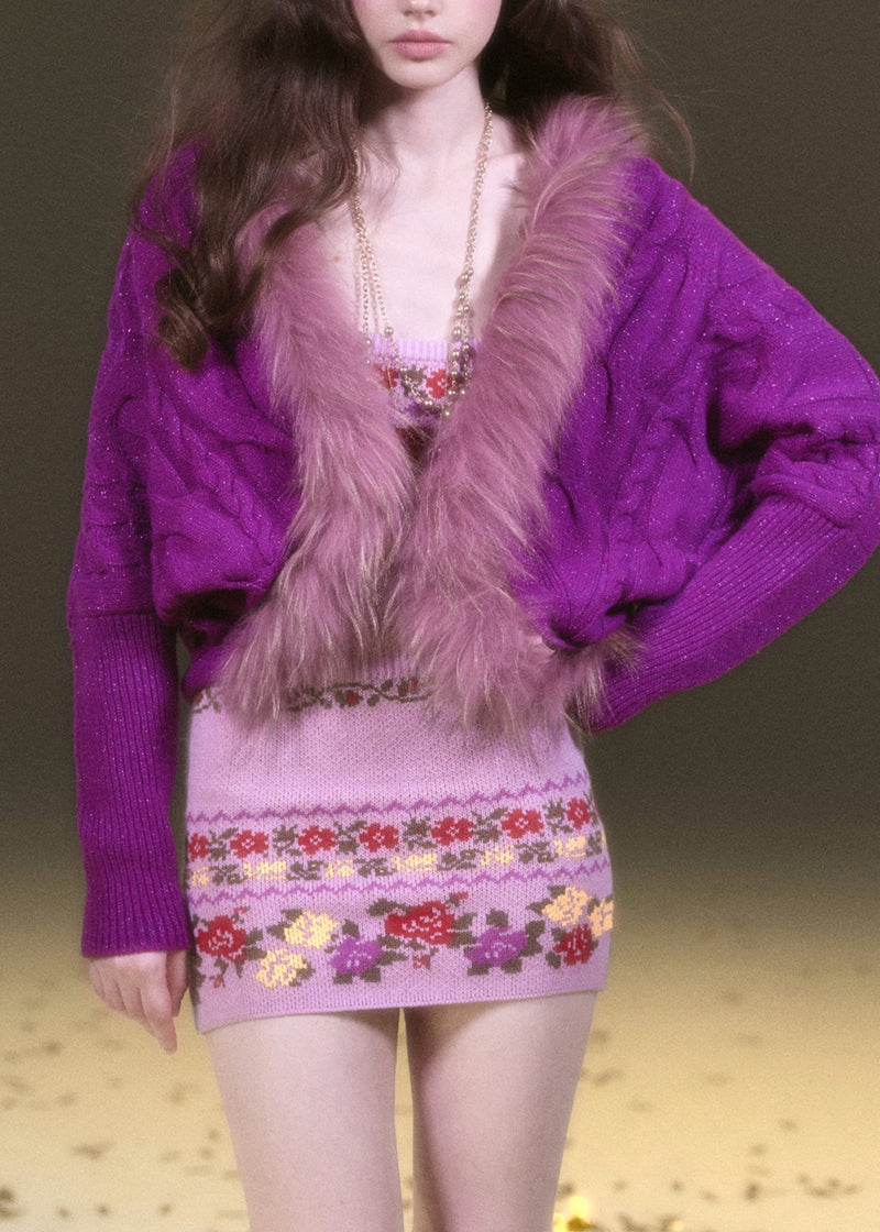 A Vintage Style Cardigan with Delicate Timeless Details