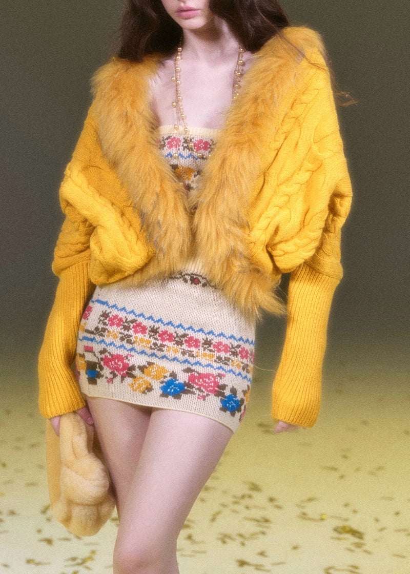 A Vintage Style Cardigan with Delicate Timeless Details