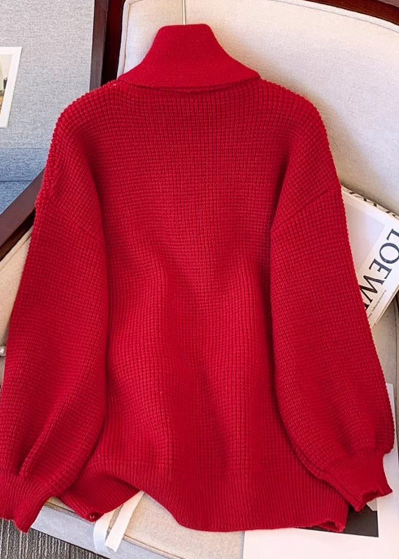 A Vintage Style Sweater with Delicate Timeless Details