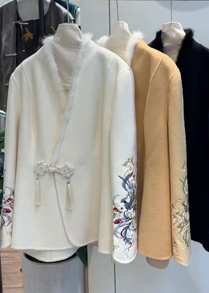 A Vintage Style Coat with Delicate Timeless Details
