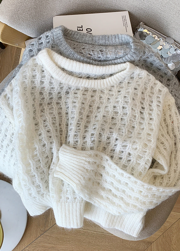 A Vintage Style Pullover with Delicate Timeless Details