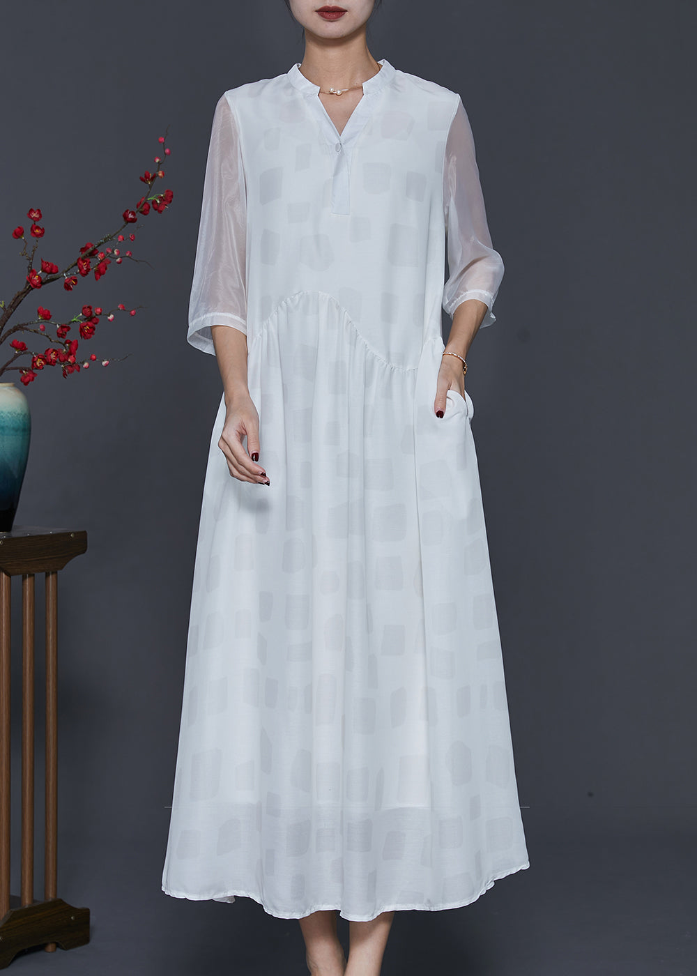 Elegantly Styled Dress for Everyday Wear