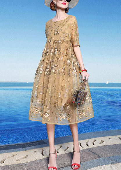 A Vintage Style Dress with Delicate Timeless Details
