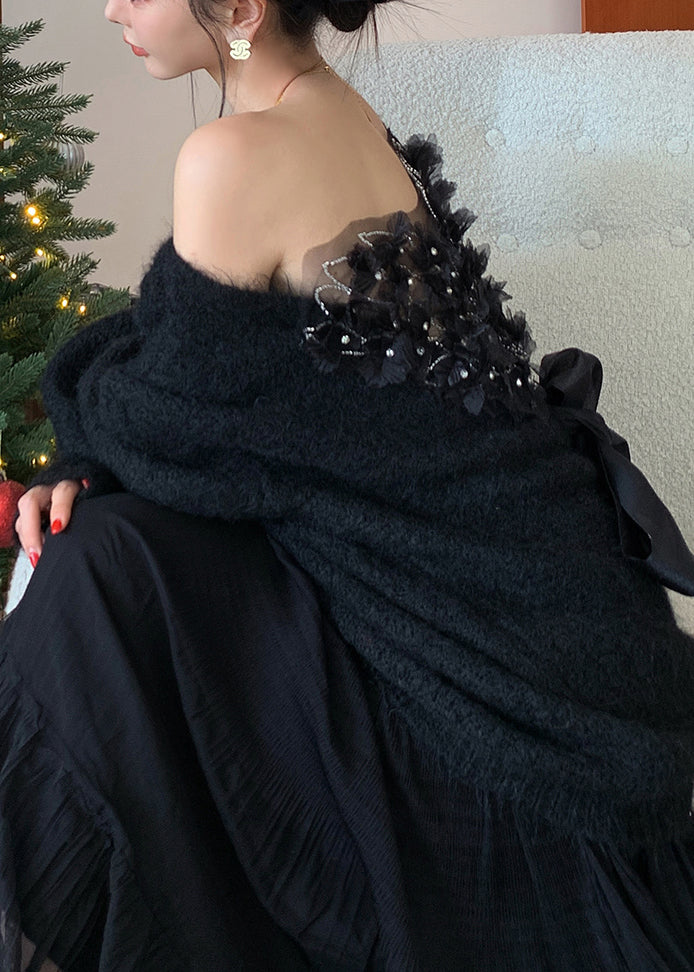 A Vintage Style Sweater with Delicate Timeless Details