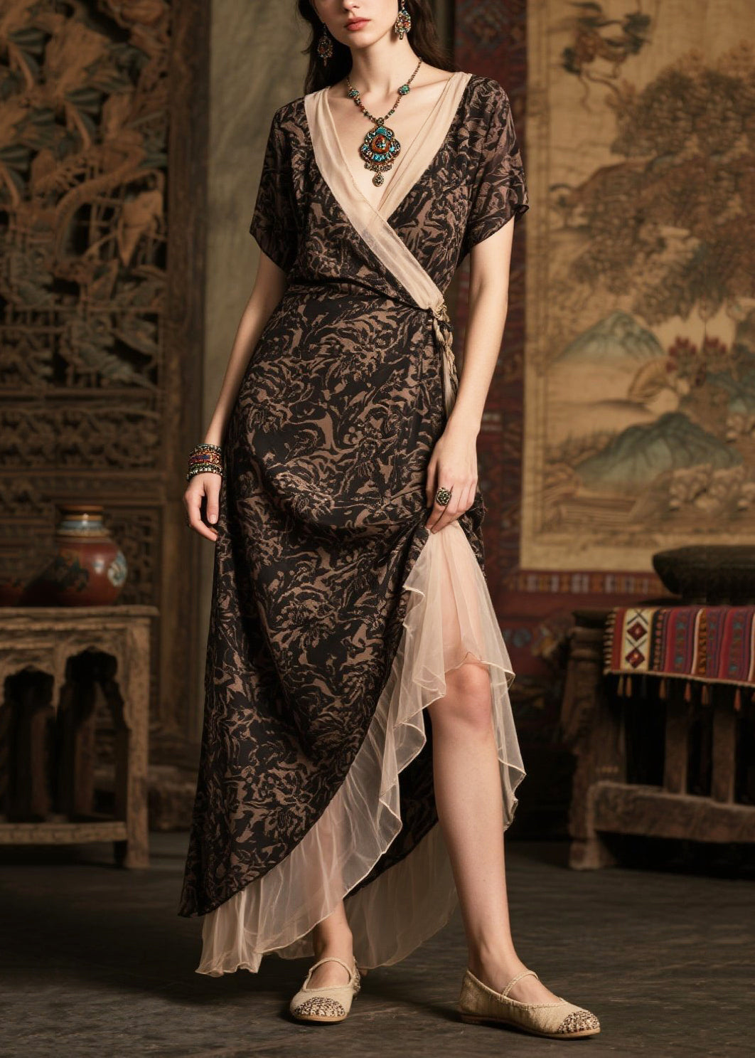 Elegantly Styled Dress for Everyday Wear
