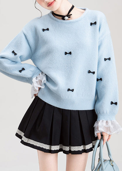 A Vintage Style Sweater with Delicate Timeless Details