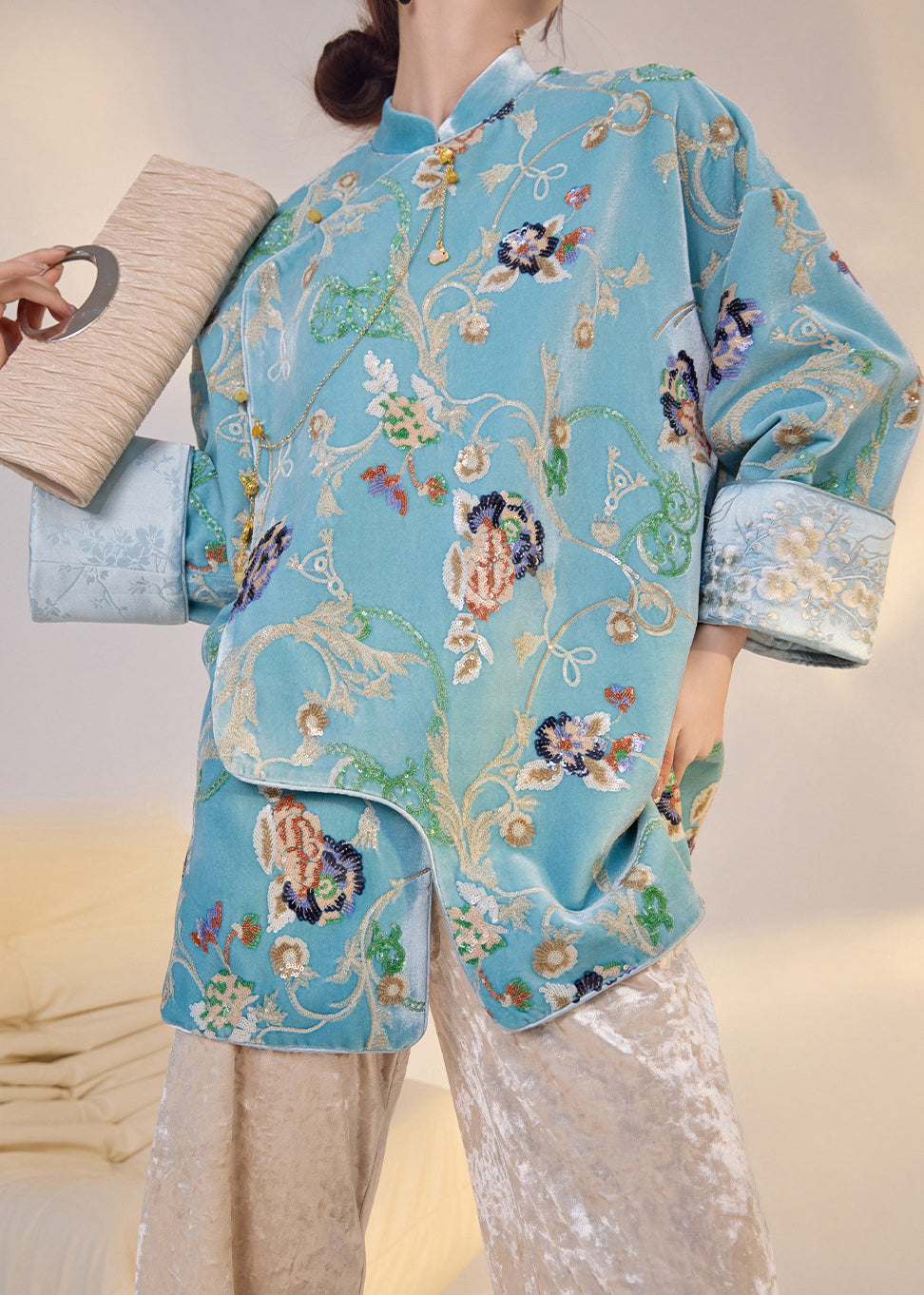 A Vintage Style Coat with Delicate Timeless Details