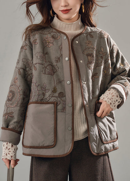 A Vintage Style Jacket with Delicate Timeless Details