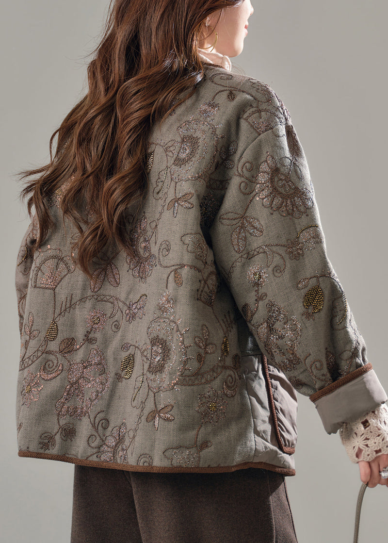A Vintage Style Jacket with Delicate Timeless Details