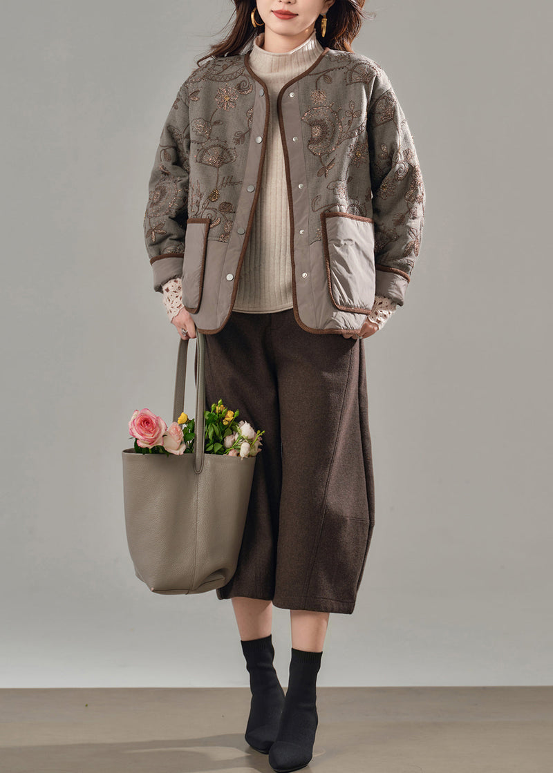 A Vintage Style Jacket with Delicate Timeless Details