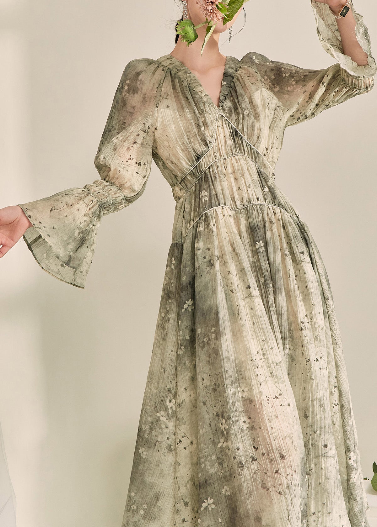 A Vintage Style Dress with Delicate Timeless Details
