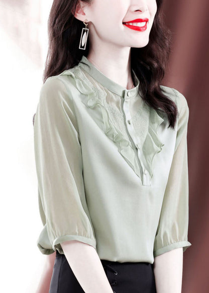 A Vintage Style Shirt with Delicate Timeless Details