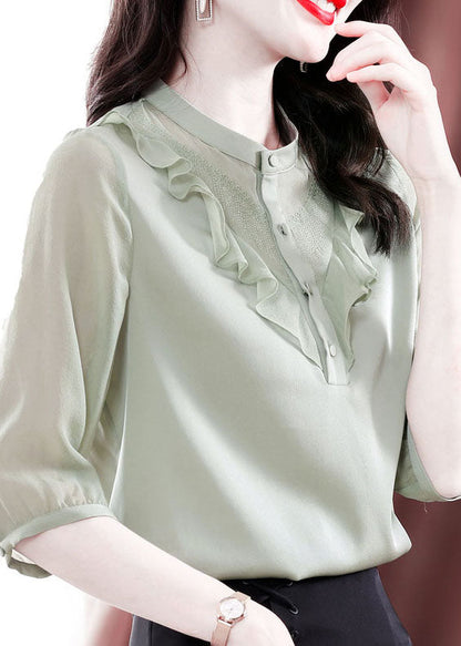 A Vintage Style Shirt with Delicate Timeless Details