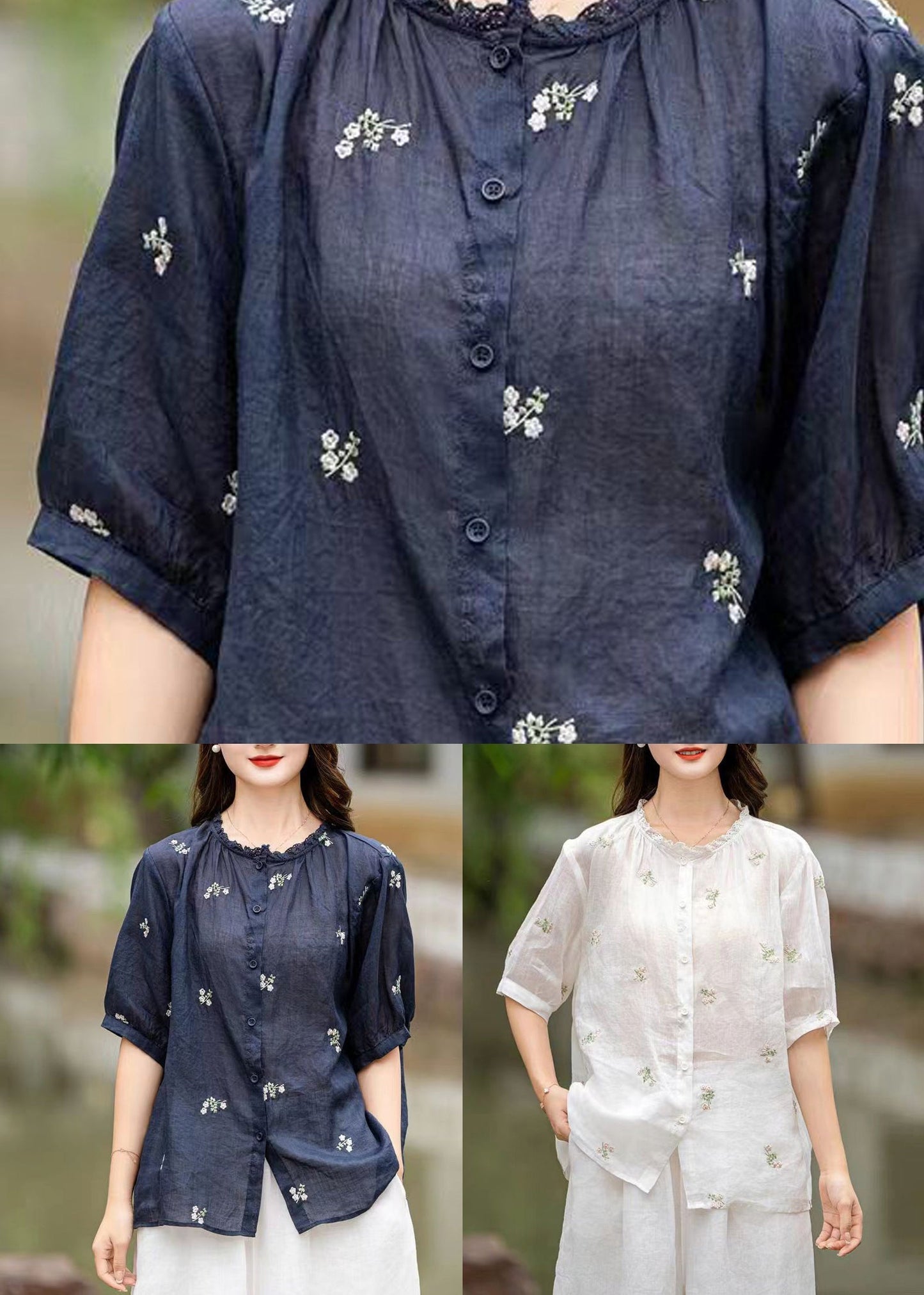 A Vintage Style Shirt with Delicate Timeless Details