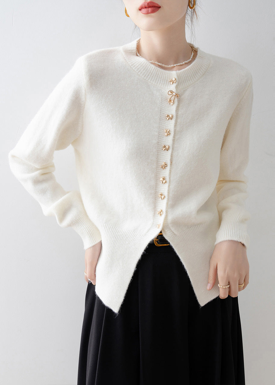 A Vintage Style Cardigan with Delicate Timeless Details
