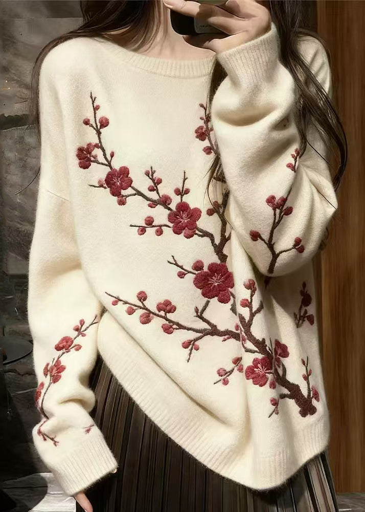 A Vintage Style Sweater with Delicate Timeless Details