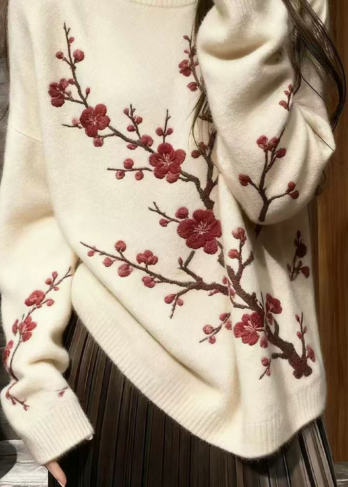 A Vintage Style Sweater with Delicate Timeless Details