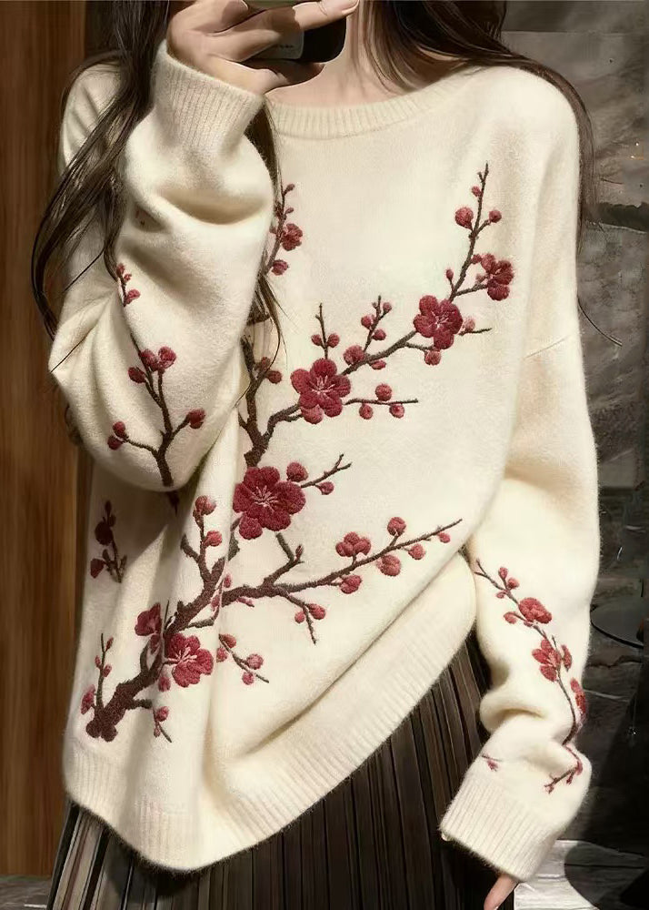 A Vintage Style Sweater with Delicate Timeless Details