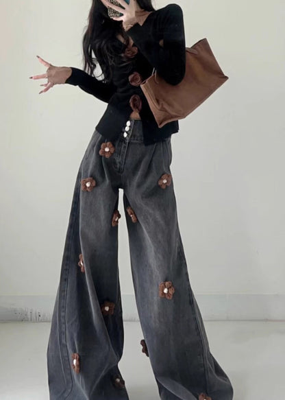 A Vintage Style Pants with Delicate Timeless Details