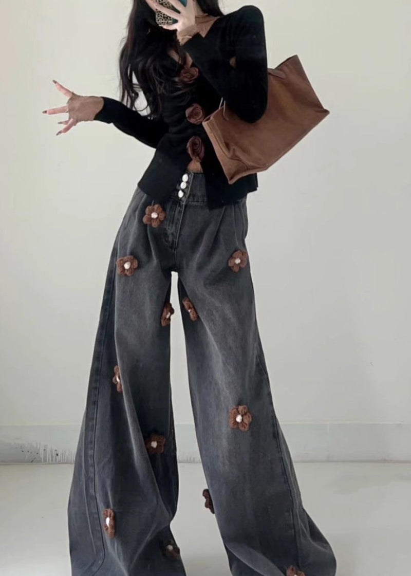 A Vintage Style Pants with Delicate Timeless Details