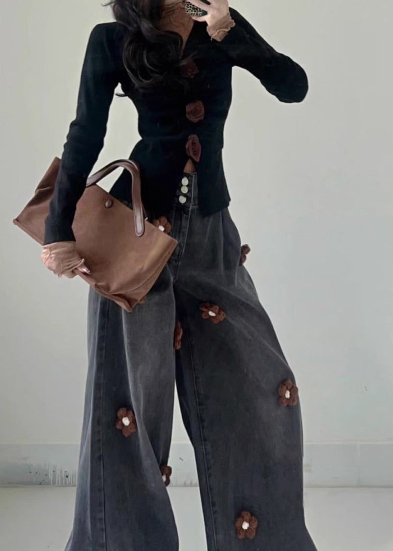 A Vintage Style Pants with Delicate Timeless Details