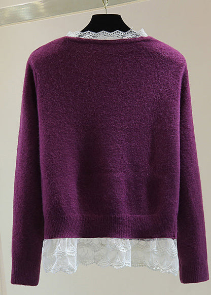 A Vintage Style Sweater with Delicate Timeless Details