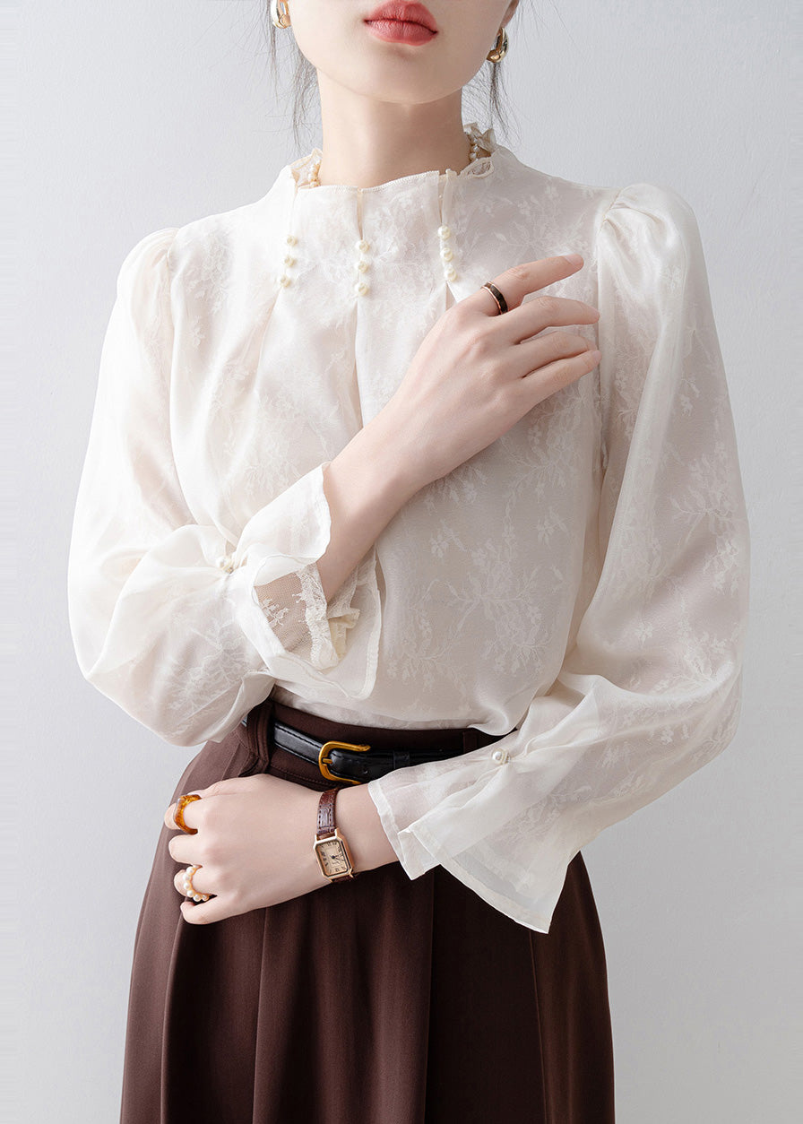 A Vintage Style Top with Delicate Timeless Details