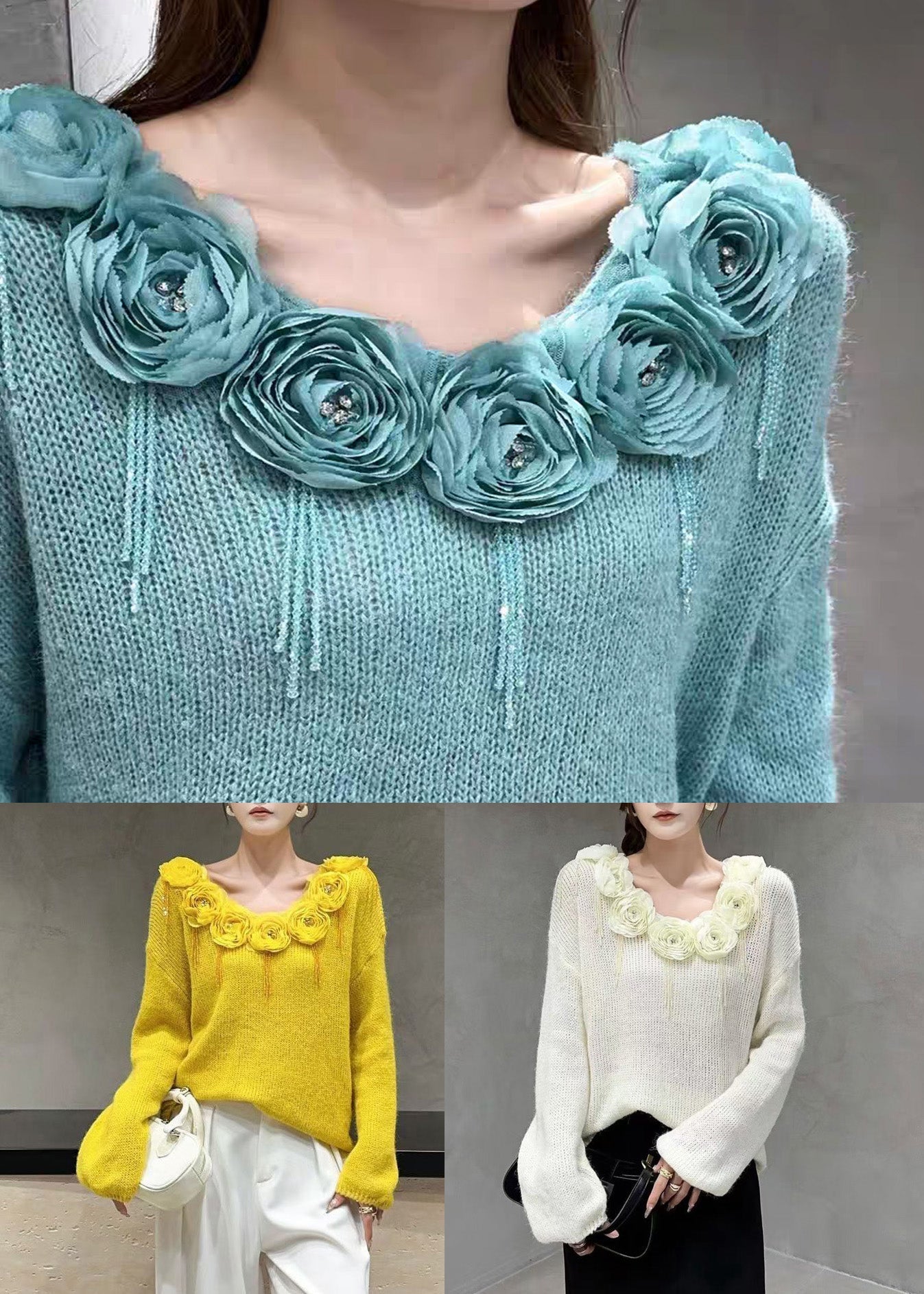 Beautifully Finished Sweater in a Timeless Design