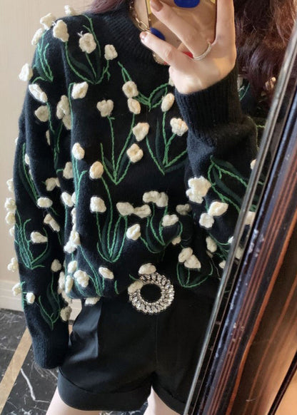 A Vintage Style Sweater with Delicate Timeless Details